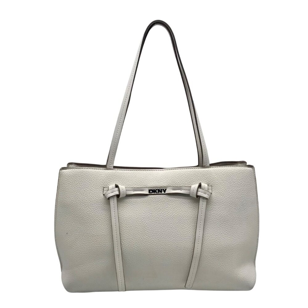 DKNY White Tote Bag